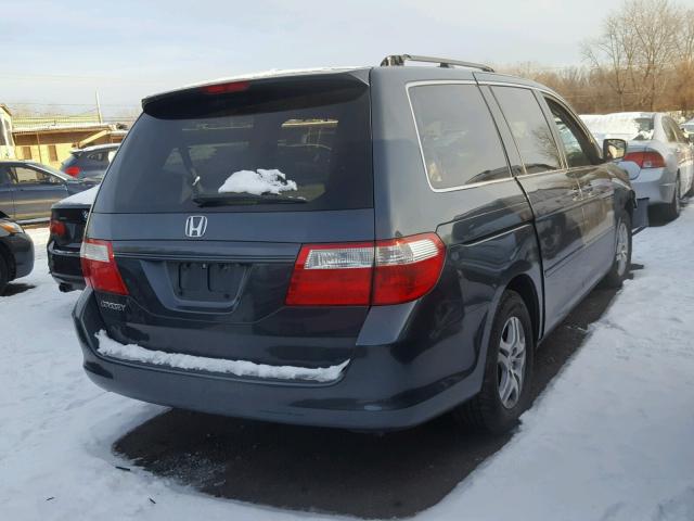 5FNRL38706B456544 - 2006 HONDA ODYSSEY EX GREEN photo 4