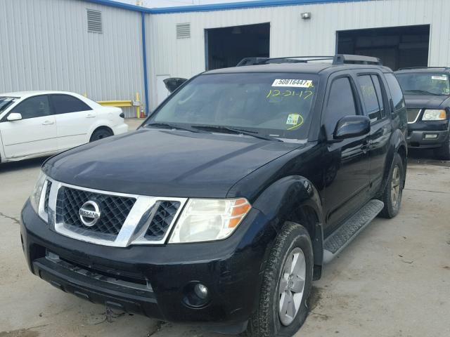 5N1AR18U98C615448 - 2008 NISSAN PATHFINDER BLACK photo 2