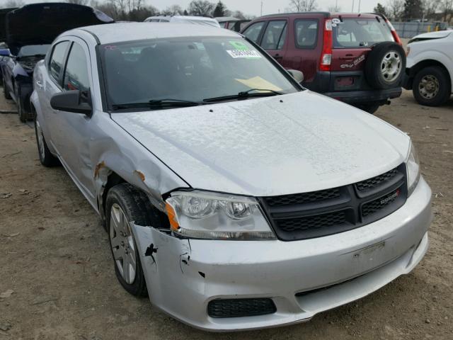 1C3CDZAB7CN242608 - 2012 DODGE AVENGER SE GRAY photo 1