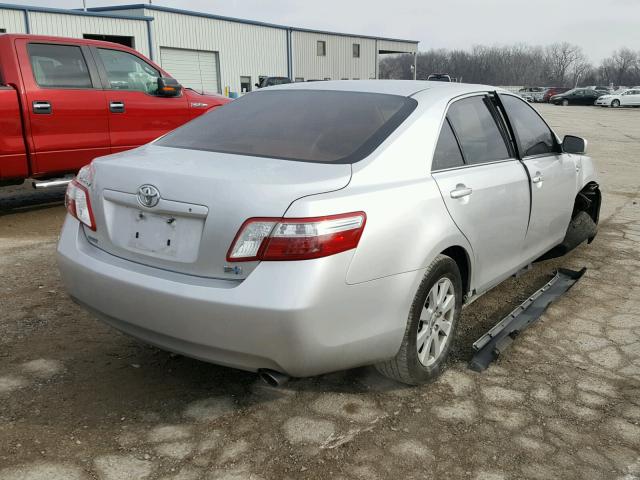 4T1BB46K79U100715 - 2009 TOYOTA CAMRY HYBR SILVER photo 4