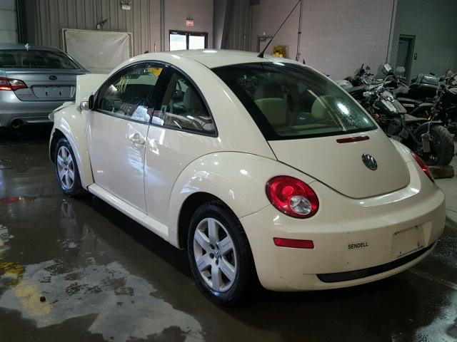 3VWRW31C77M521236 - 2007 VOLKSWAGEN NEW BEETLE 奶油色 照片 3
