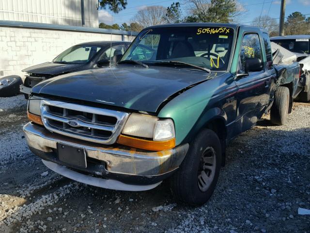 1FTYR14V1XTA68451 - 1999 FORD RANGER SUP GREEN photo 2