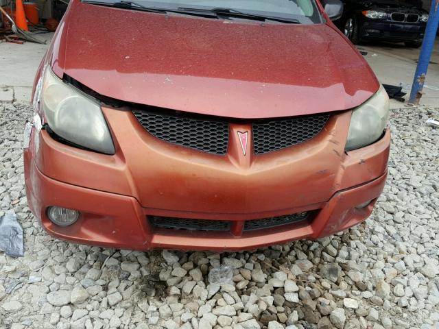 5Y2SL62854Z446992 - 2004 PONTIAC VIBE RED photo 9