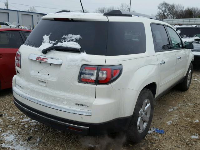 1GKKVNED5FJ278855 - 2015 GMC ACADIA SLE WHITE photo 4