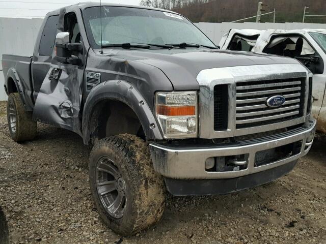 1FTWX31Y09EA91475 - 2009 FORD F350 SUPER GRAY photo 1