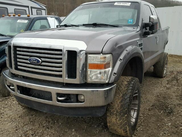 1FTWX31Y09EA91475 - 2009 FORD F350 SUPER GRAY photo 2