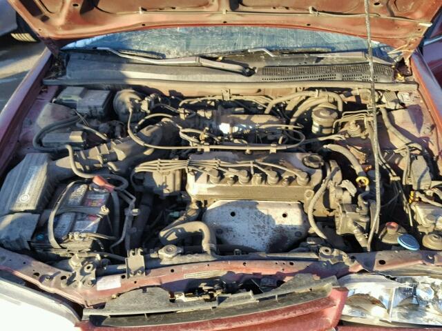 1HGCD7263SA042091 - 1995 HONDA ACCORD EX RED photo 7