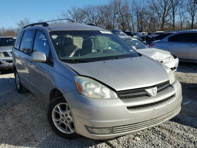 5TDZA22CX4S183790 - 2004 TOYOTA SIENNA XLE SILVER photo 1