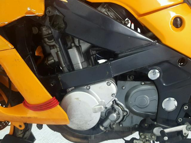 JKAZX4E103B519886 - 2003 KAWASAKI ZX600 E ORANGE photo 11