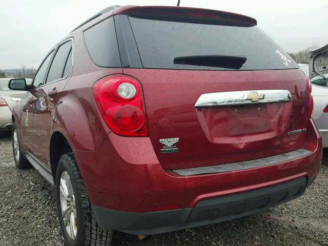 2GNALDEK0C6246014 - 2012 CHEVROLET EQUINOX LT RED photo 3