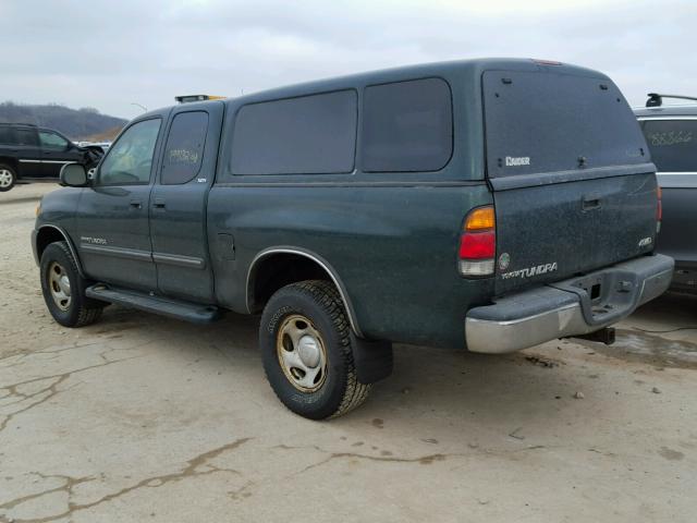 5TBBN44154S435239 - 2004 TOYOTA TUNDRA ACC GREEN photo 3