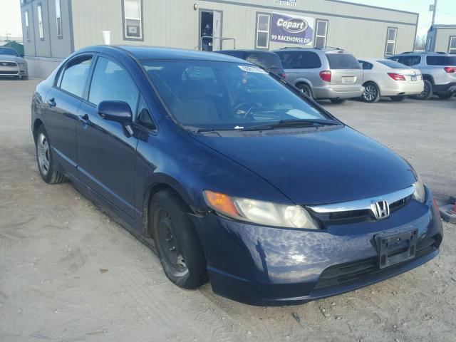 1HGFA16596L032079 - 2006 HONDA CIVIC LX PURPLE photo 1