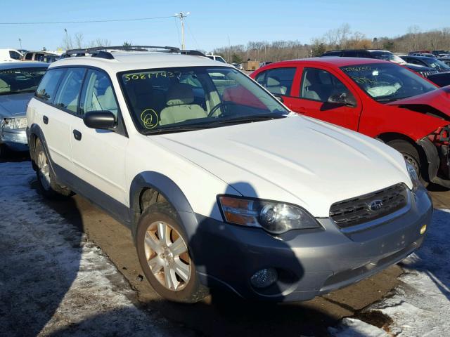 4S4BP61C457327740 - 2005 SUBARU LEGACY OUT WHITE photo 1