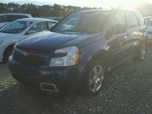 2CNDL937386074789 - 2008 CHEVROLET EQUINOX SP BLUE photo 2