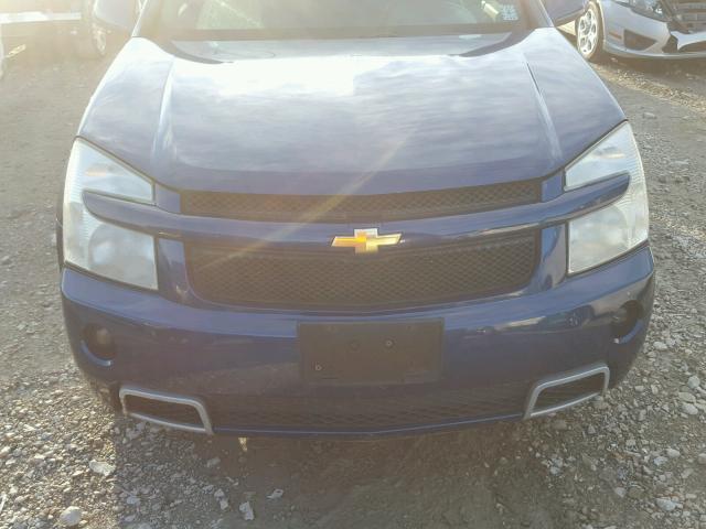 2CNDL937386074789 - 2008 CHEVROLET EQUINOX SP BLUE photo 7