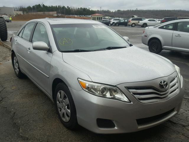 4T4BF3EKXAR016477 - 2010 TOYOTA CAMRY BASE SILVER photo 1