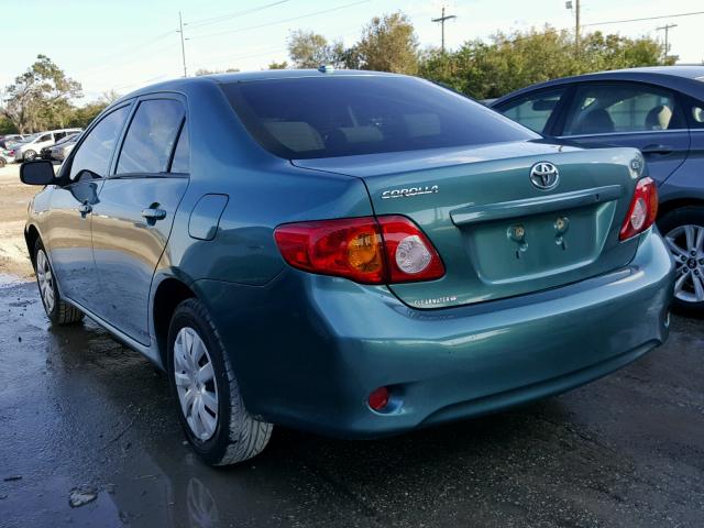 1NXBU4EEXAZ223256 - 2010 TOYOTA COROLLA BA GRAY photo 3