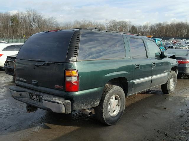 1GKFK16Z12J298401 - 2002 GMC YUKON XL K GREEN photo 4