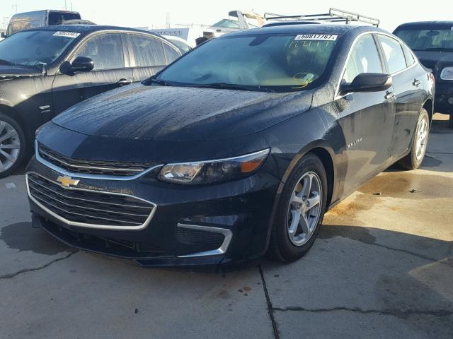 1G1ZB5ST3HF176385 - 2017 CHEVROLET MALIBU LS BLACK photo 2