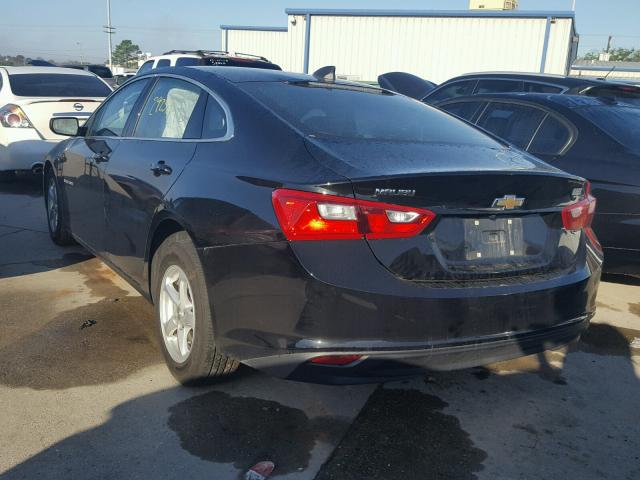 1G1ZB5ST3HF176385 - 2017 CHEVROLET MALIBU LS BLACK photo 3