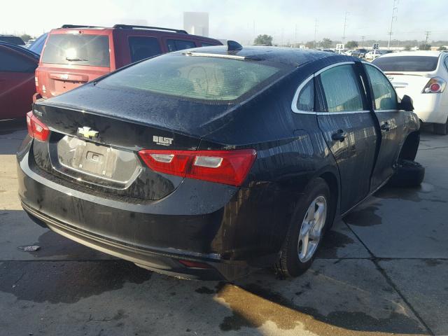 1G1ZB5ST3HF176385 - 2017 CHEVROLET MALIBU LS BLACK photo 4