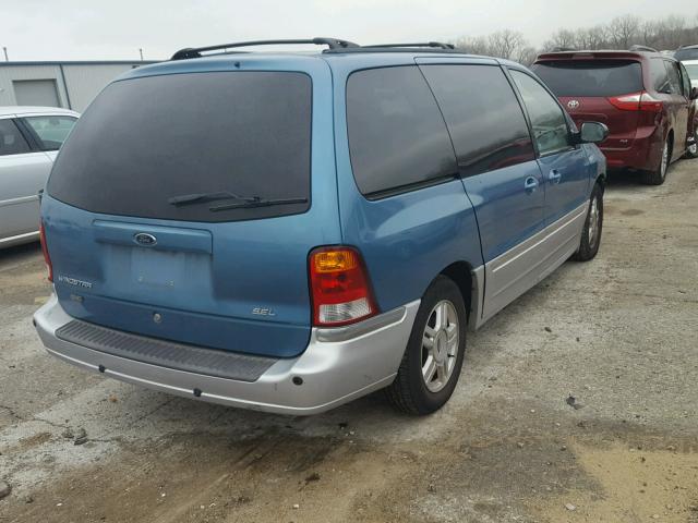 2FMDA53442BA75629 - 2002 FORD WINDSTAR S BLUE photo 4