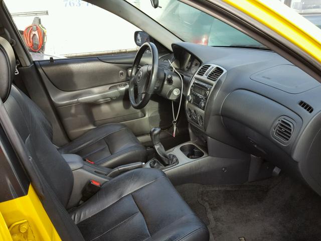 JM1BJ245621637432 - 2002 MAZDA PROTEGE PR YELLOW photo 5