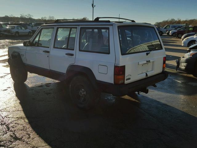 1J4FT68S4PL632416 - 1993 JEEP CHEROKEE S WHITE photo 3