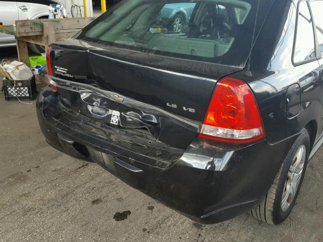 1G1ZS68N77F251781 - 2007 CHEVROLET MALIBU MAX BLACK photo 9