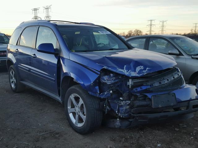 2CNDL63F676013974 - 2007 CHEVROLET EQUINOX LT BLUE photo 1