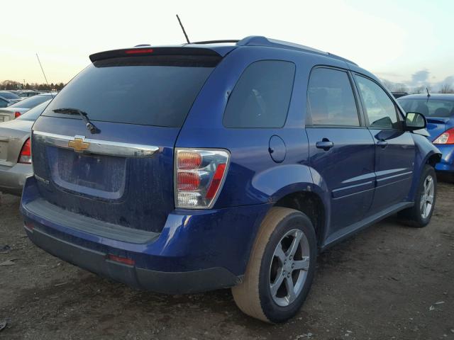 2CNDL63F676013974 - 2007 CHEVROLET EQUINOX LT BLUE photo 4