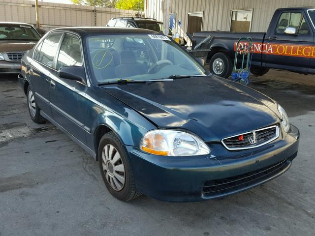 2HGEJ6675VH545805 - 1997 HONDA CIVIC LX GREEN photo 1