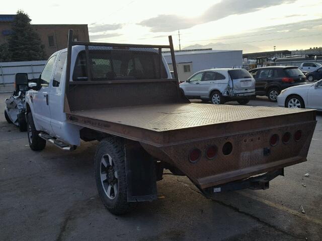 1FTSX21R78EB21670 - 2008 FORD F250 SUPER WHITE photo 3