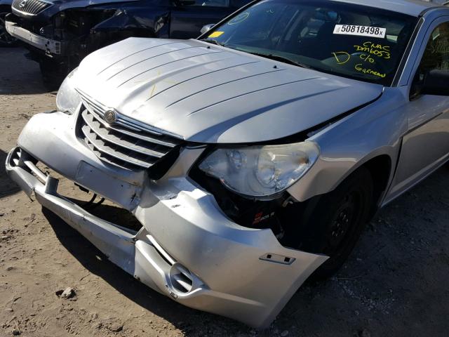 1C3LC46B99N513675 - 2009 CHRYSLER SEBRING LX SILVER photo 9