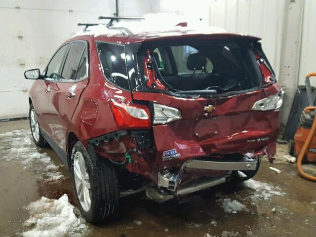 2GNAXVEV4J6120353 - 2018 CHEVROLET EQUINOX PR RED photo 3