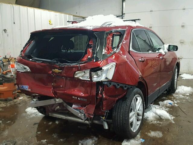 2GNAXVEV4J6120353 - 2018 CHEVROLET EQUINOX PR RED photo 4