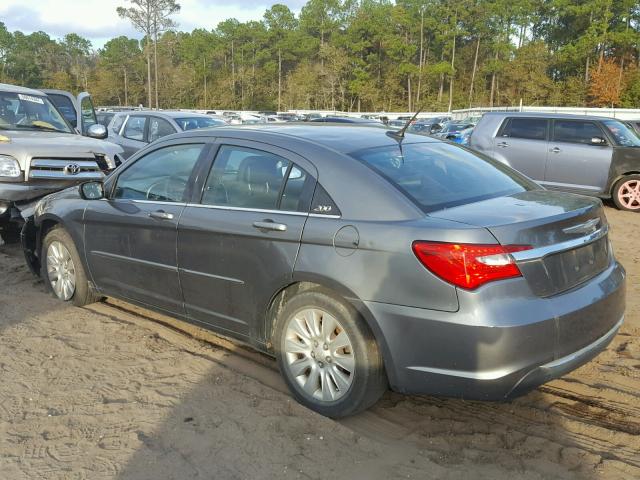 1C3CCBAB6DN608425 - 2013 CHRYSLER 200 LX GRAY photo 3