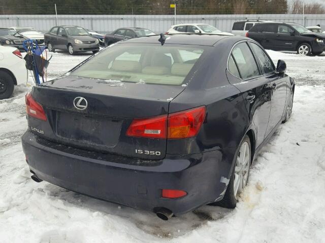 JTHBE262475012288 - 2007 LEXUS IS 350 BLUE photo 4