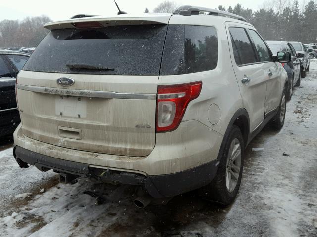 1FMHK8D85BGA28104 - 2011 FORD EXPLORER X WHITE photo 4