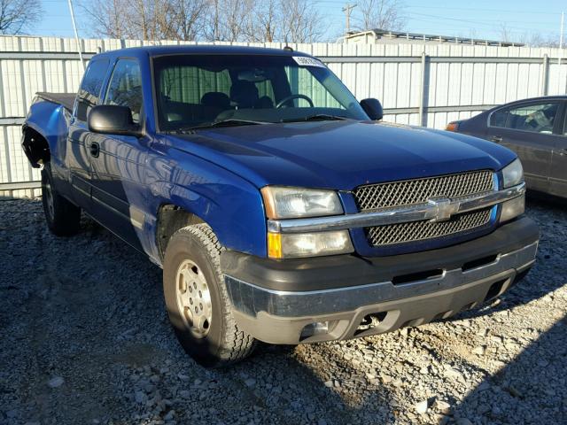 1GCEK19T73E238356 - 2003 CHEVROLET SILVERADO BLUE photo 1