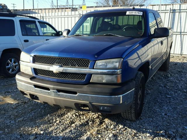 1GCEK19T73E238356 - 2003 CHEVROLET SILVERADO BLUE photo 2