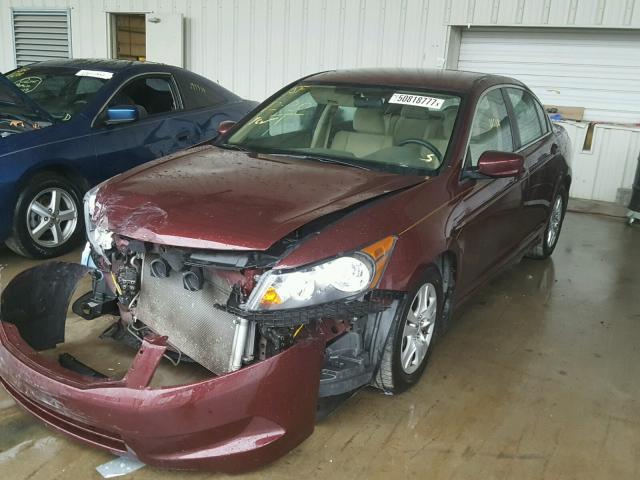 1HGCP2F42AA071969 - 2010 HONDA ACCORD LXP BURGUNDY photo 2