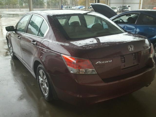 1HGCP2F42AA071969 - 2010 HONDA ACCORD LXP BURGUNDY photo 3