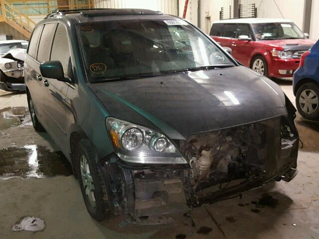 5FNRL38627B508815 - 2007 HONDA ODYSSEY EX GRAY photo 1