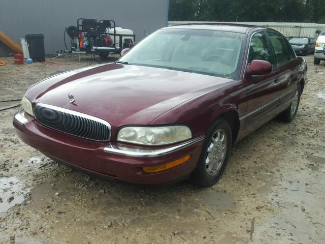 1G4CW54K424202187 - 2002 BUICK PARK AVENU BURGUNDY photo 2