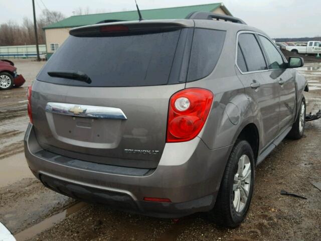 2CNALPEW6A6341652 - 2010 CHEVROLET EQUINOX LT BROWN photo 4