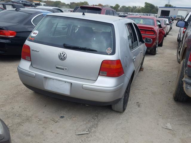 9BWFL61JX44002645 - 2004 VOLKSWAGEN GOLF GL SILVER photo 4