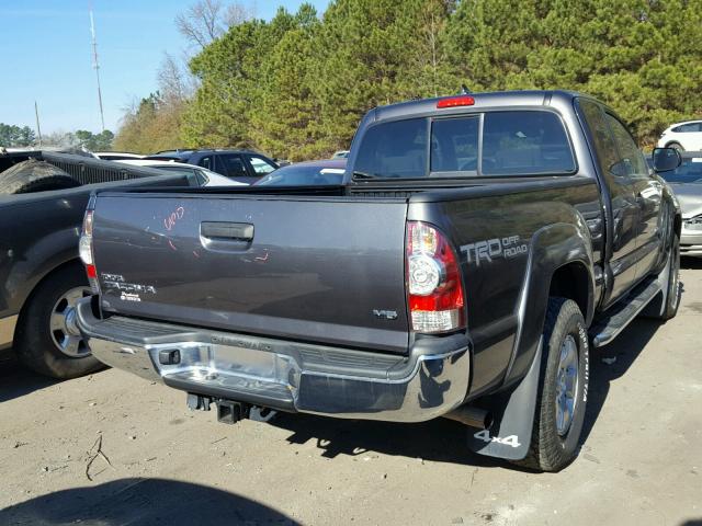 5TFUU4EN0FX137179 - 2015 TOYOTA TACOMA ACC GRAY photo 4