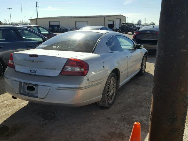 4C3AG52H15E021906 - 2005 CHRYSLER SEBRING LI SILVER photo 4