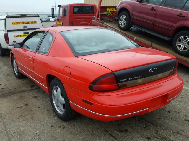 2G1WW12M7X9289997 - 1999 CHEVROLET MONTE CARL წითელი ფოტო 3